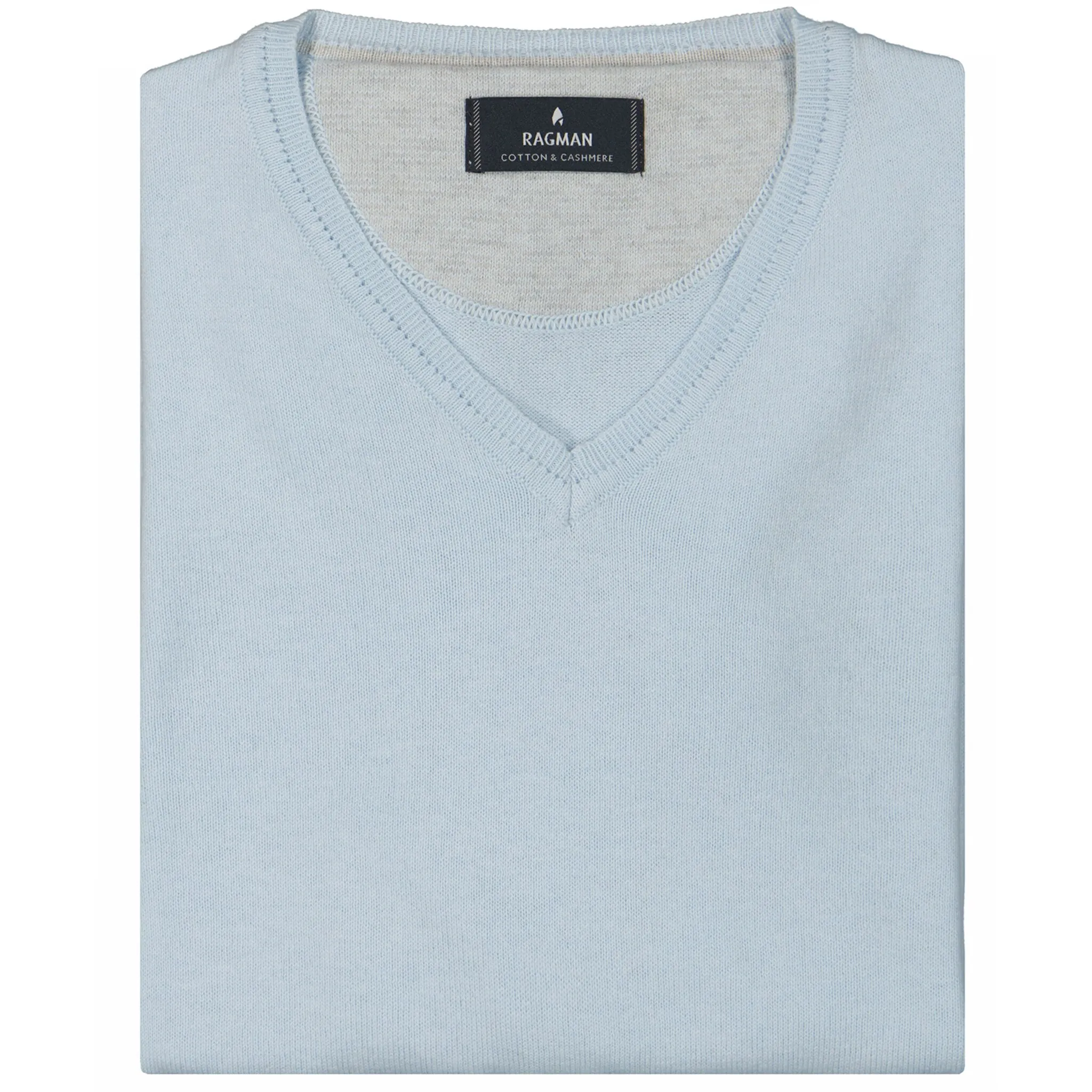 

RAGMAN свитер с V-образным вырезом, синий