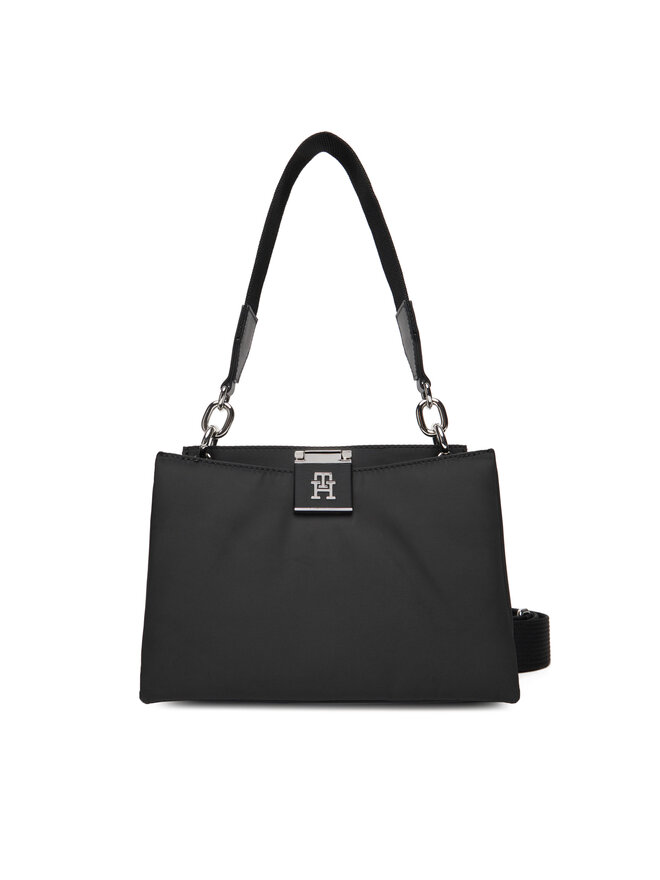 

Сумка Tommy Hilfiger Th Her Med Satchel Nylon Sv AW0AW18200 Schwarz