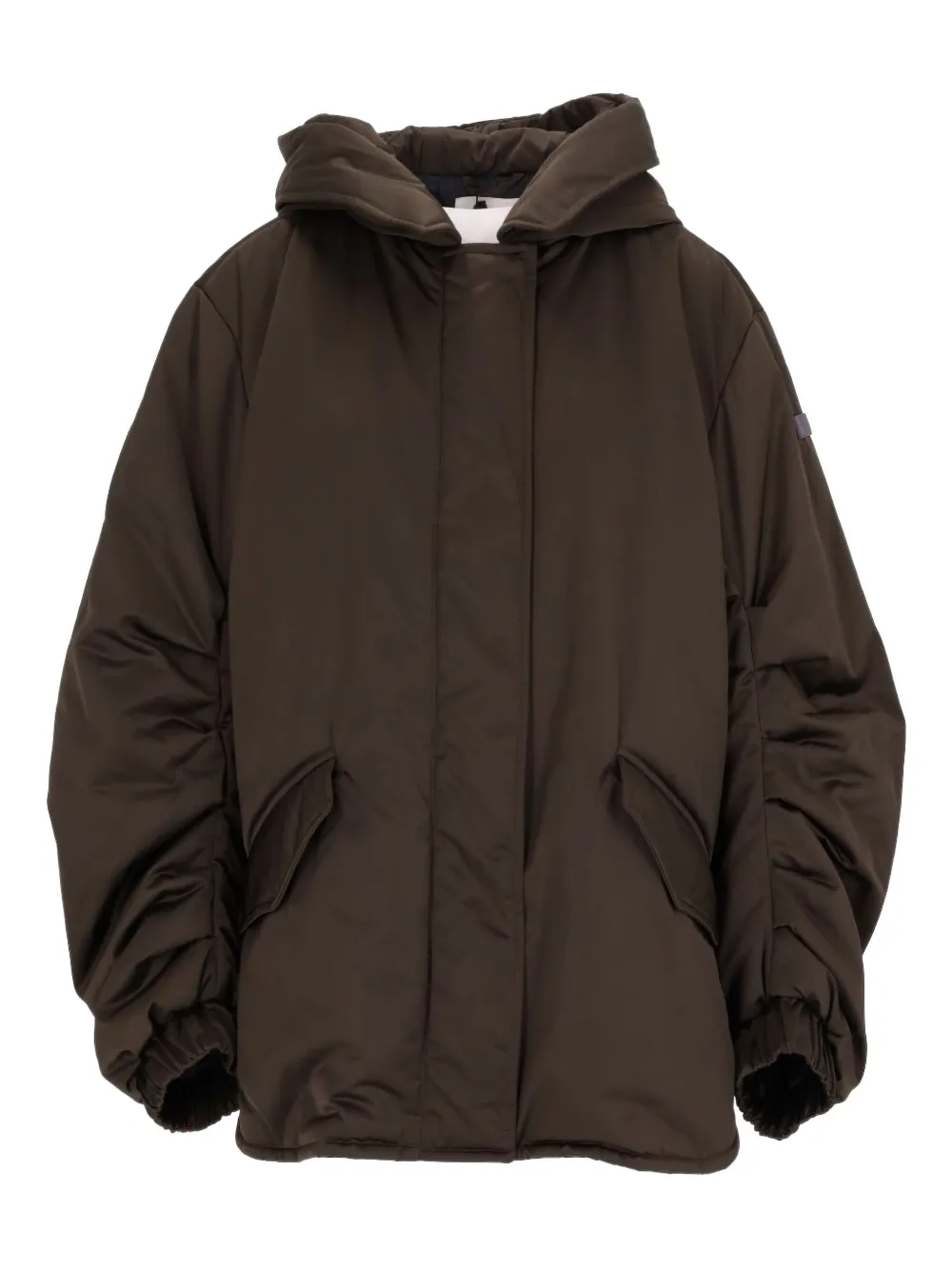 

Пуховик с капюшоном Lempelius, коричневый
