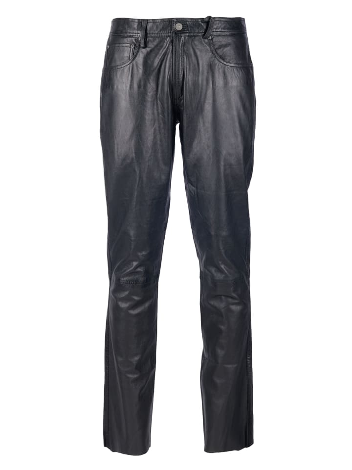 

JCC Кожаные брюки 31020354 черного цвета