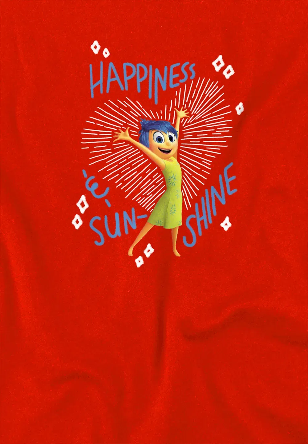 Детская худи Disney Joy Happiness, красная, красный — фото 2