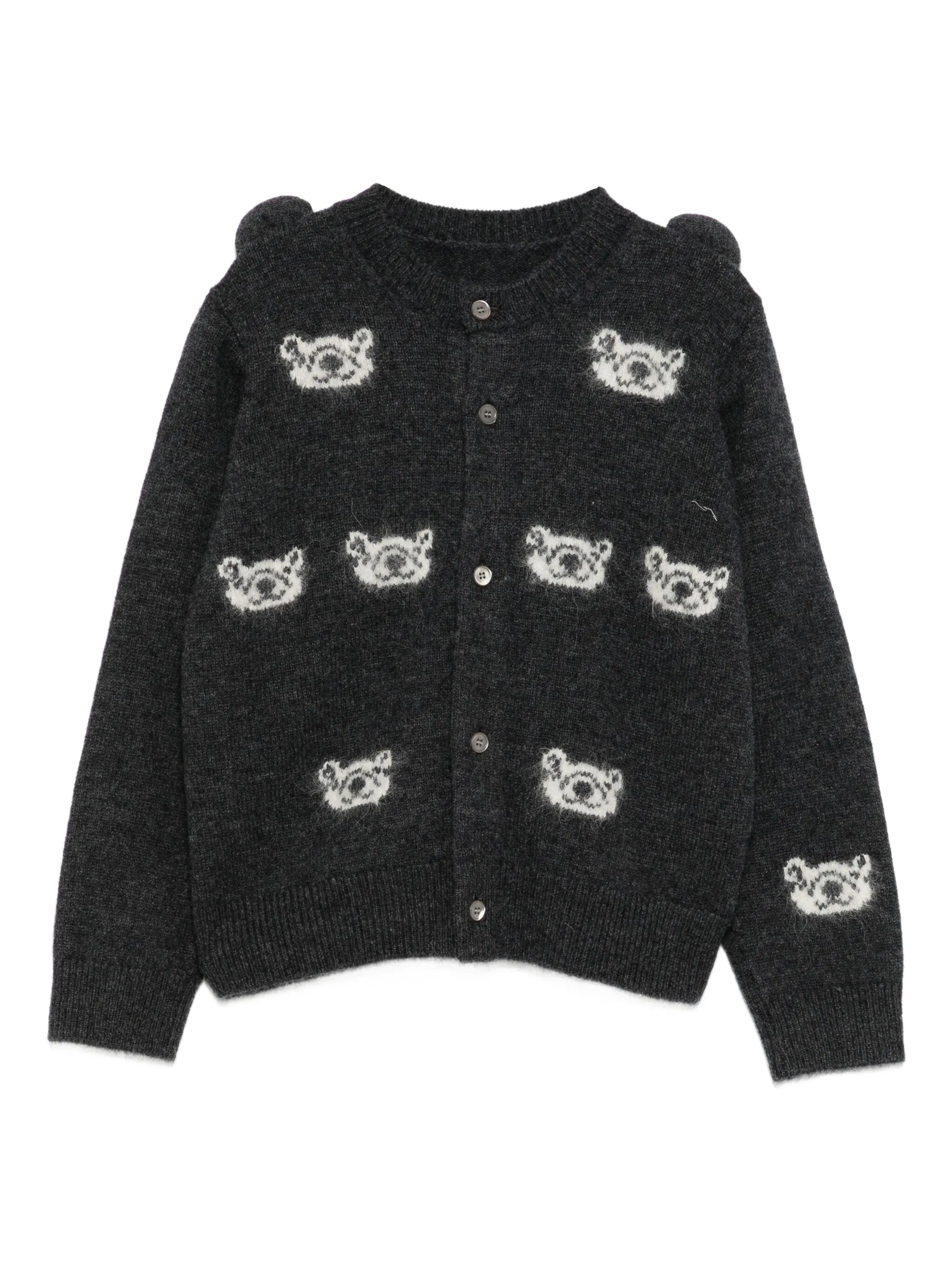 

Кардиган с графичной вышивкой Jnby By Jnby, серый