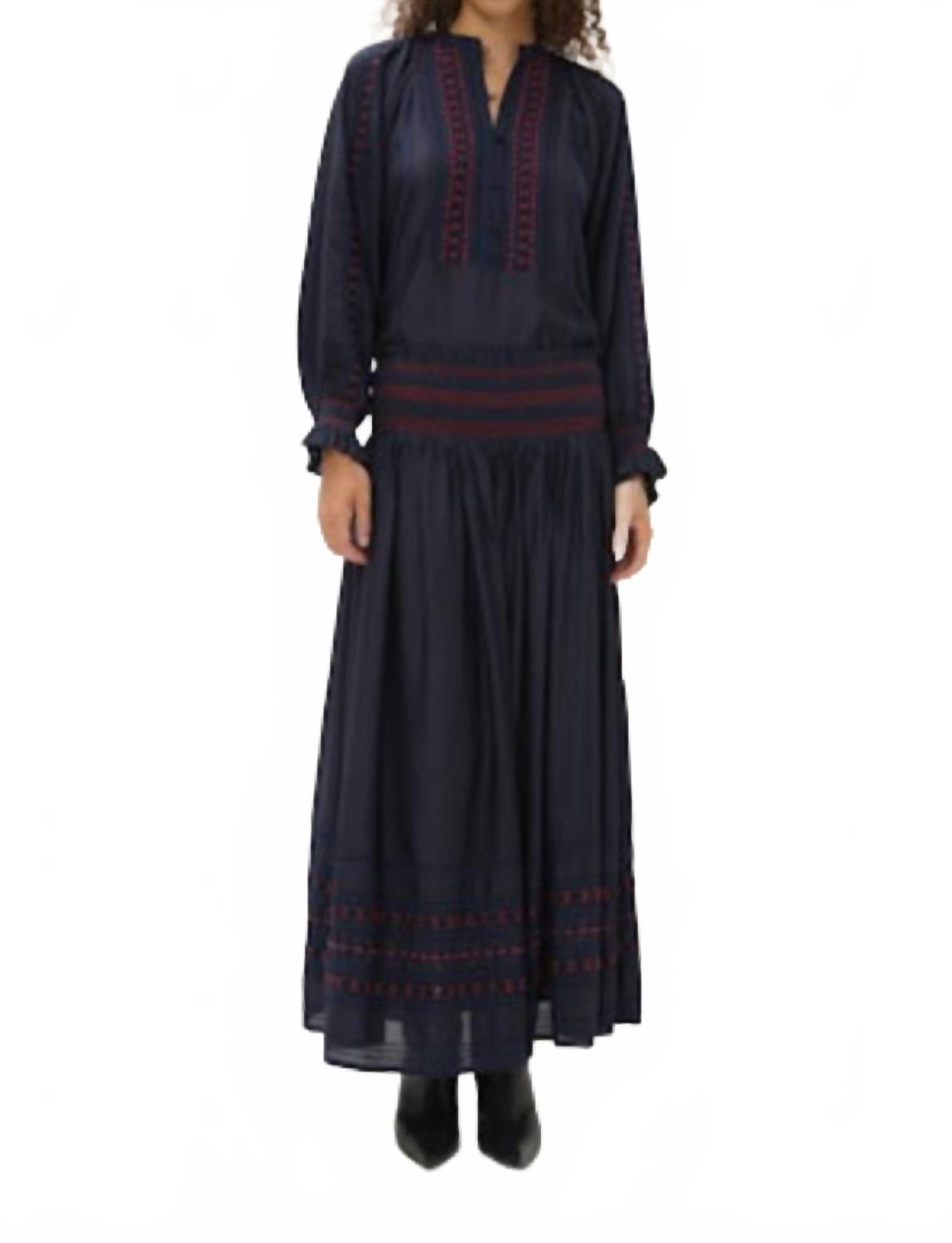 

Юбка-миди Joan Ezra в цвете «морской» Maria Cher, морской