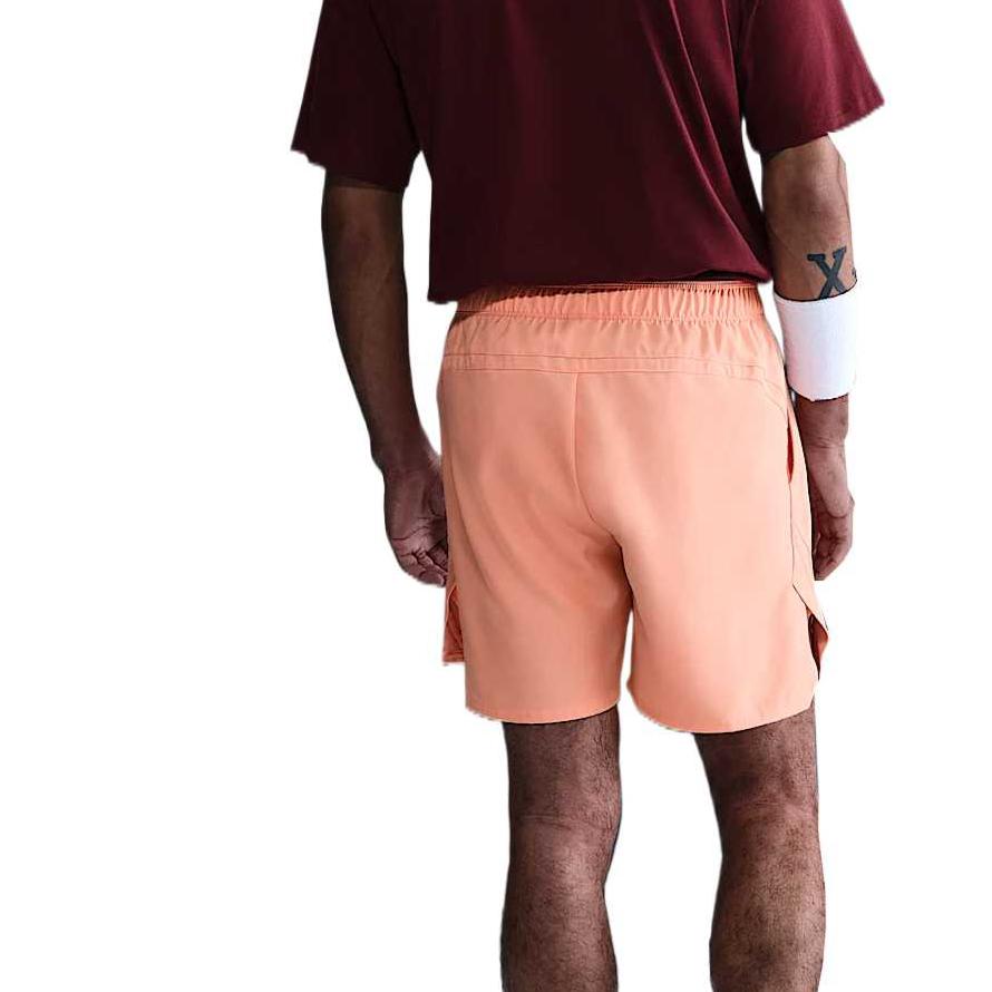 Мужские теннисные шорты Court Victory Dri FIT 7 Nike, светло-оранжевый — фото 3