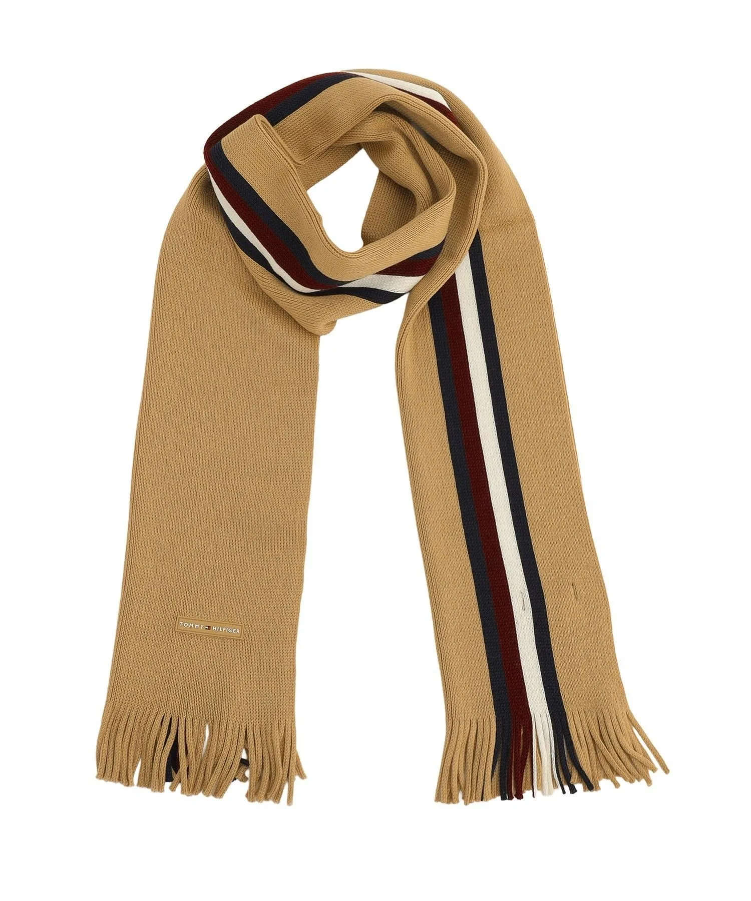 Многополосный шарф TOMMY HILFIGER, Ivory ACI