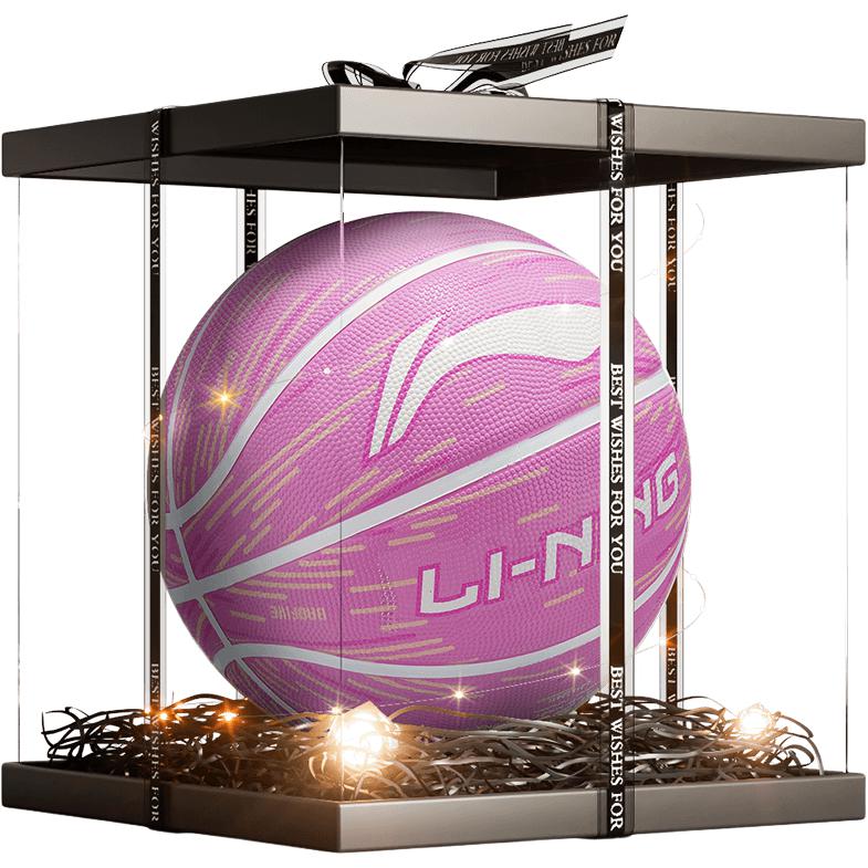 

LINING BadFive Flowing Shadows Collection резиновый баскетбольный мяч white pink размер 7.5 тренировочный соревновательный unisex Китай