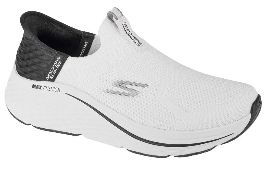 SKECHERS Женские кроссовки MAX CUSHIONING ELITE 2.0 ETERNAL Slip-On, белые/черные