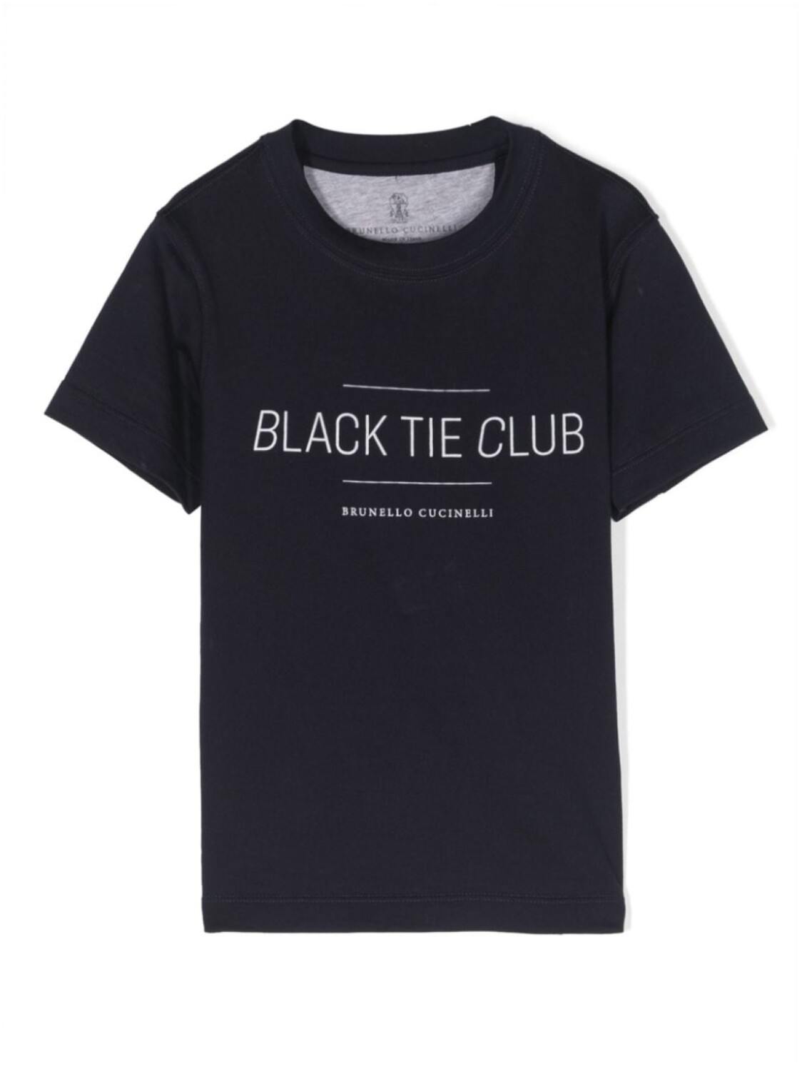 

Brunello Cucinelli Kids футболка с логотипом, синий