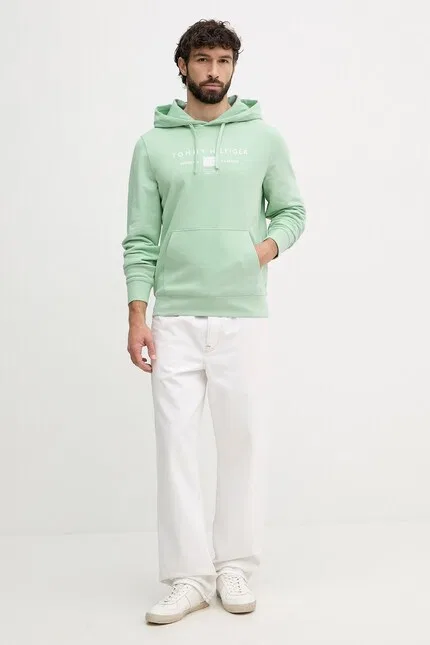 Худи Tommy Hilfiger туркусовый — фото 2