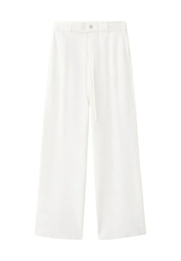 Подростковые брюки Mango Kids, Off-White — фото 4