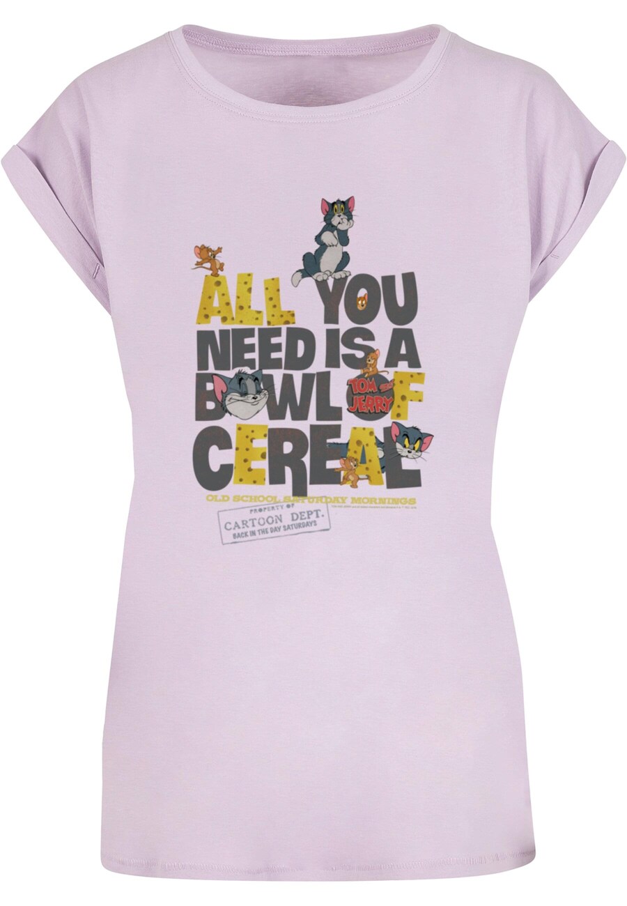 

Футболка ABSOLUTE CULT Shirt Tom And Jerry - All You Need Is, лавандовый