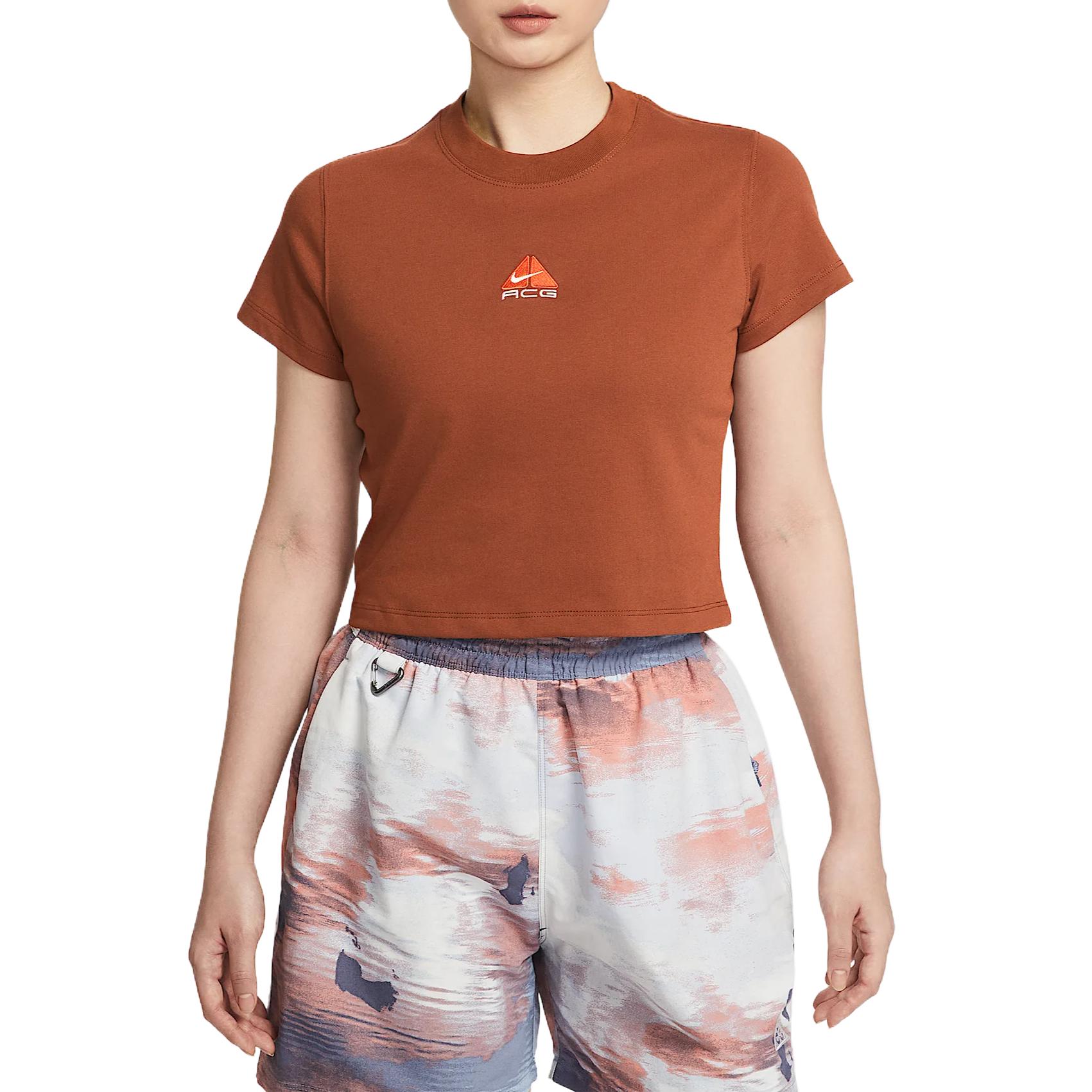 Nike Футболка ACG Regular женская светло-желтая умбра — фото 3