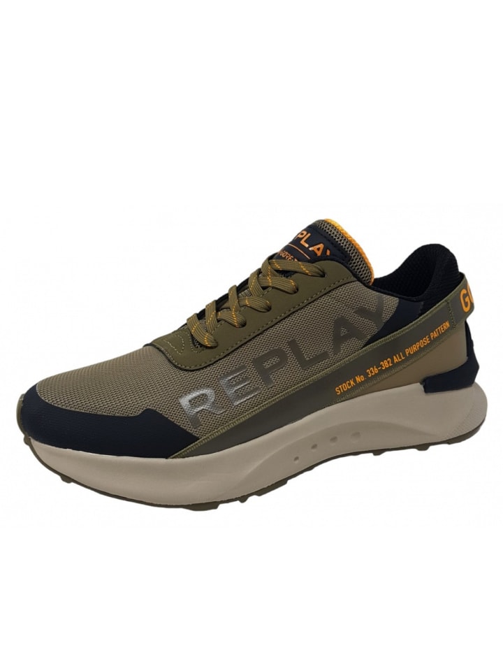 

Кроссовки на шнуровке Replay Sneaker Altair Gore, зеленый