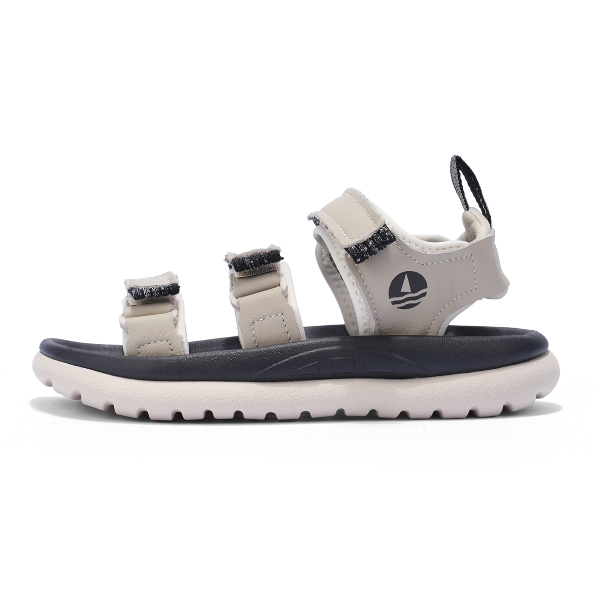 

NAVIGARE Детские сандалии Balance из коровьей кожи, устойчивые к истиранию, дышащие, бежево-черные