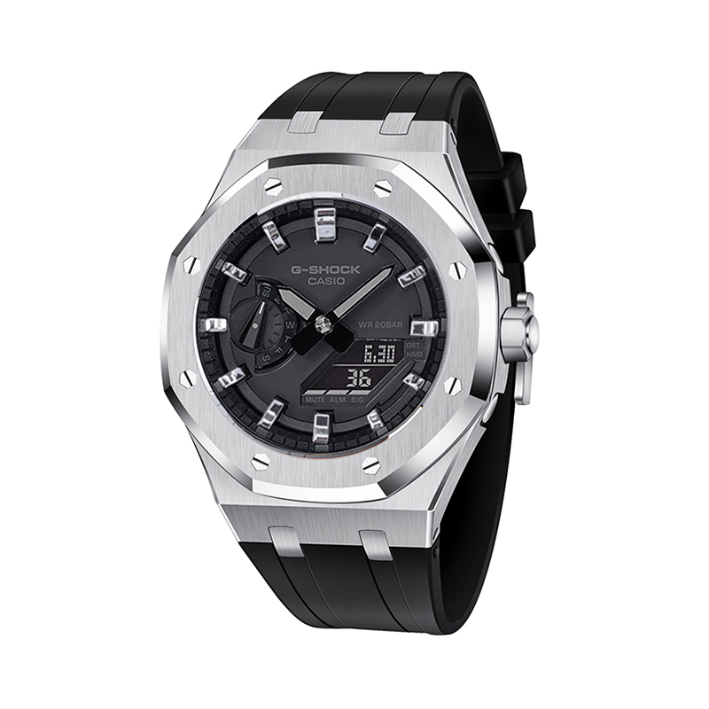 

CASIO Retrofit Series электронные часы на ремешке из смолы унисекс черный циферблат