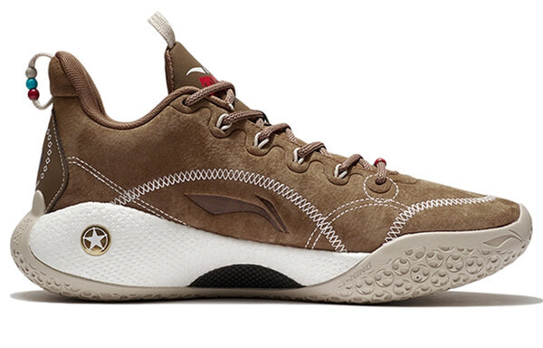 Кроссовки yushuai 14 низкие Li-Ning, коричневый — фото 2
