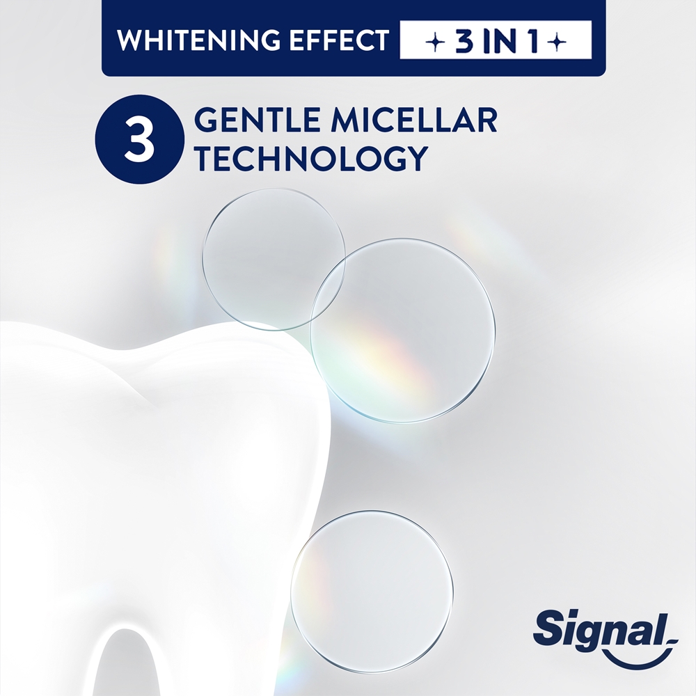 Зубная паста White Now 3-в-1 для усиления белизны Signal, 75 мл — фото 4