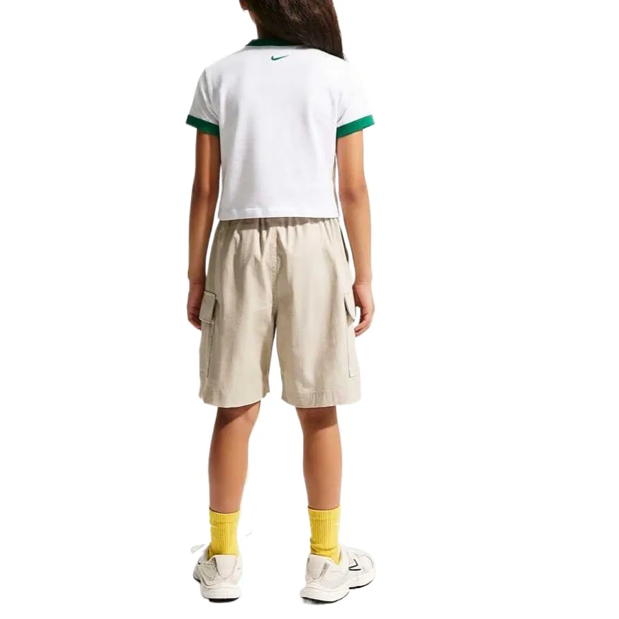Футболка Nike White/Peacock Stone Green — фото 3