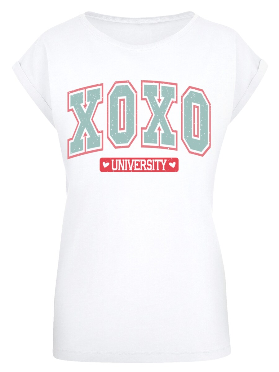 

Рубашка F4NT4STIC XOXO University Valentinstag, белый