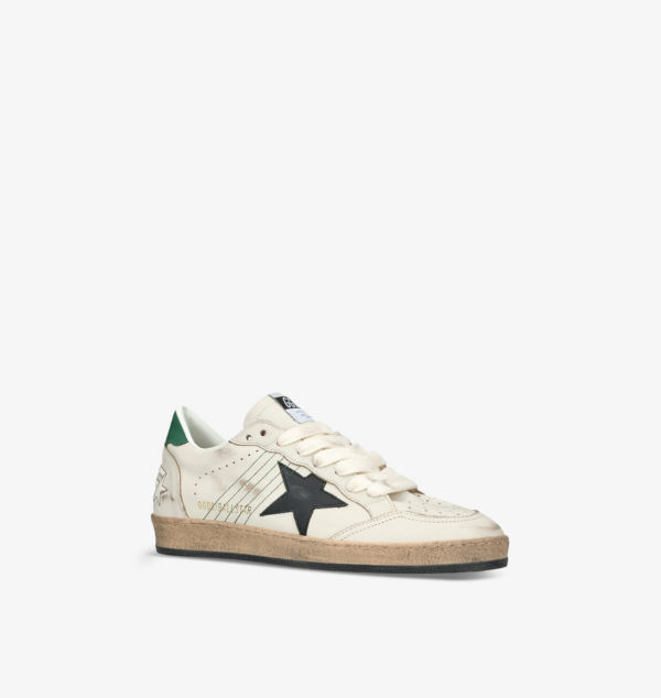 Низкие кожаные кроссовки Ballstar 10366 Golden Goose, мультиколор — фото 3