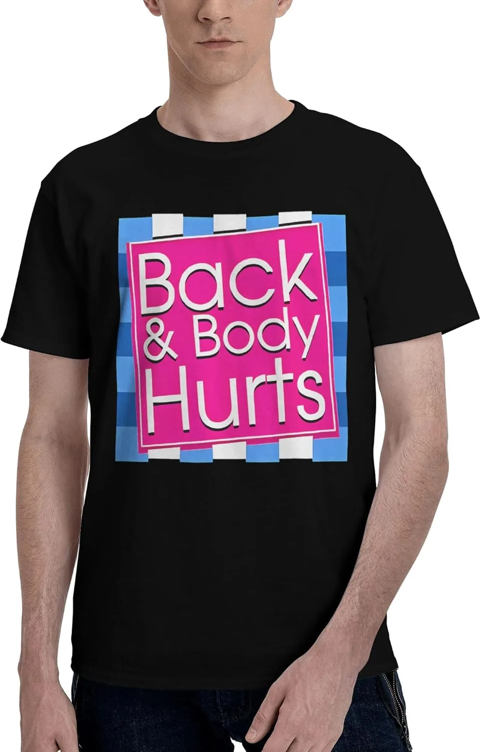 

Футболка с принтом "Болит спина" jSvekje