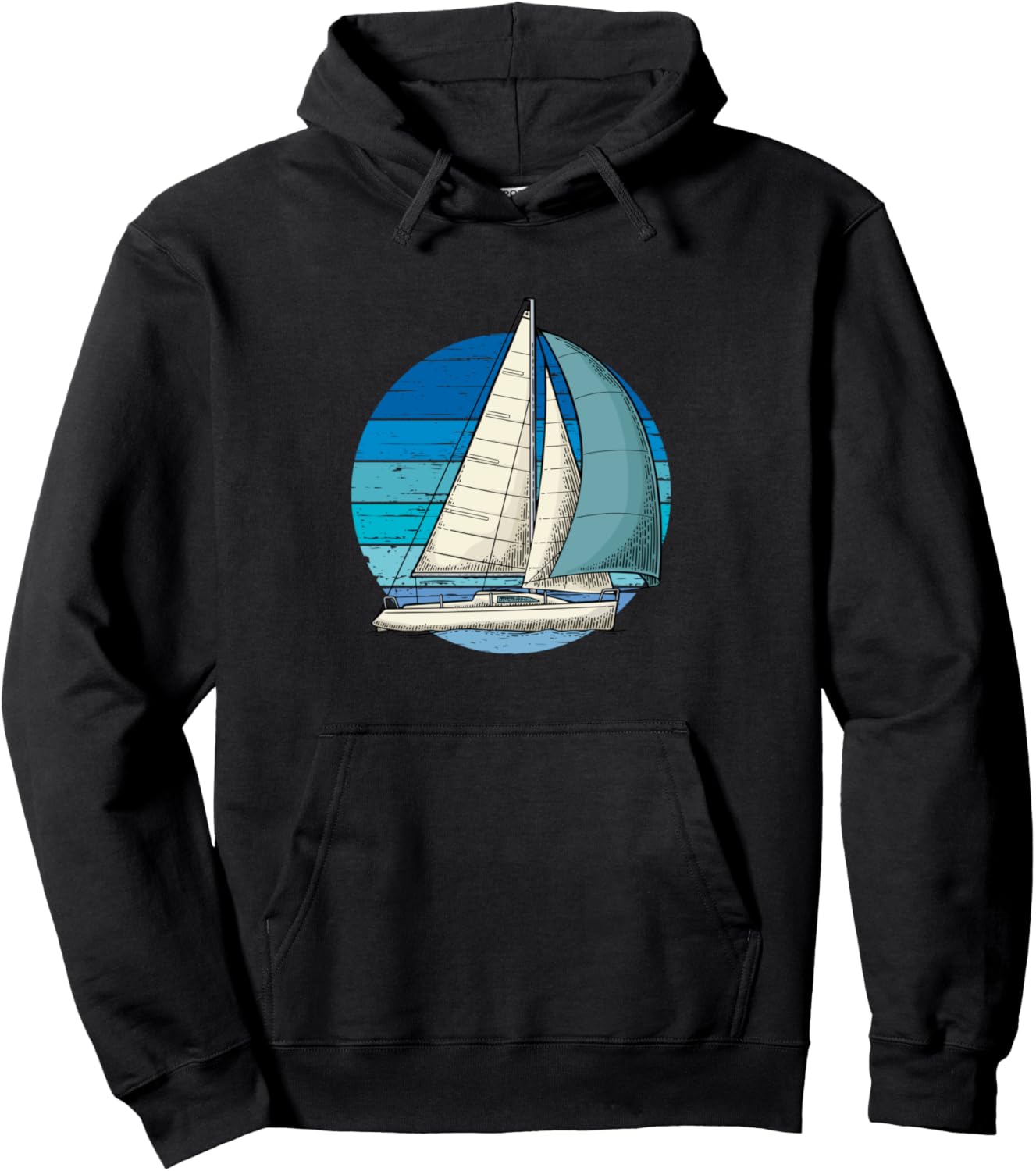 

Толстовка We cast off Sailing Sea Manship Hoodie, черная (black 19-3911tcx), размер S Shipping Cruise Skipper Captain Sailor Motif