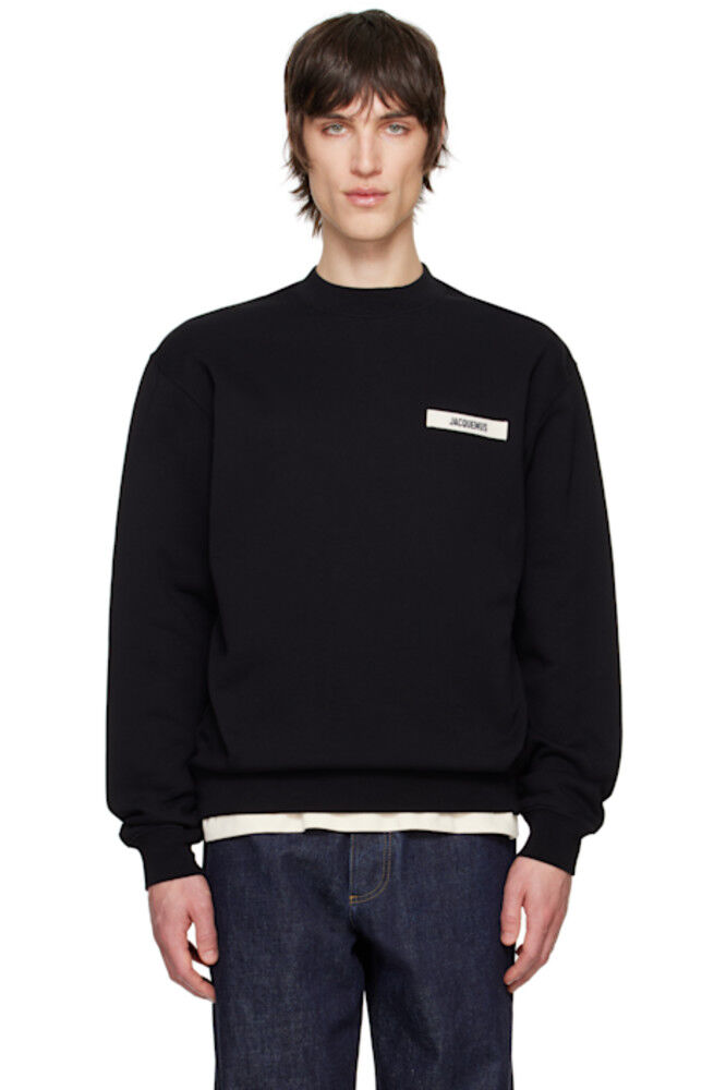 

Черный свитшот Les Classiques 'The Gros Grain' JACQUEMUS