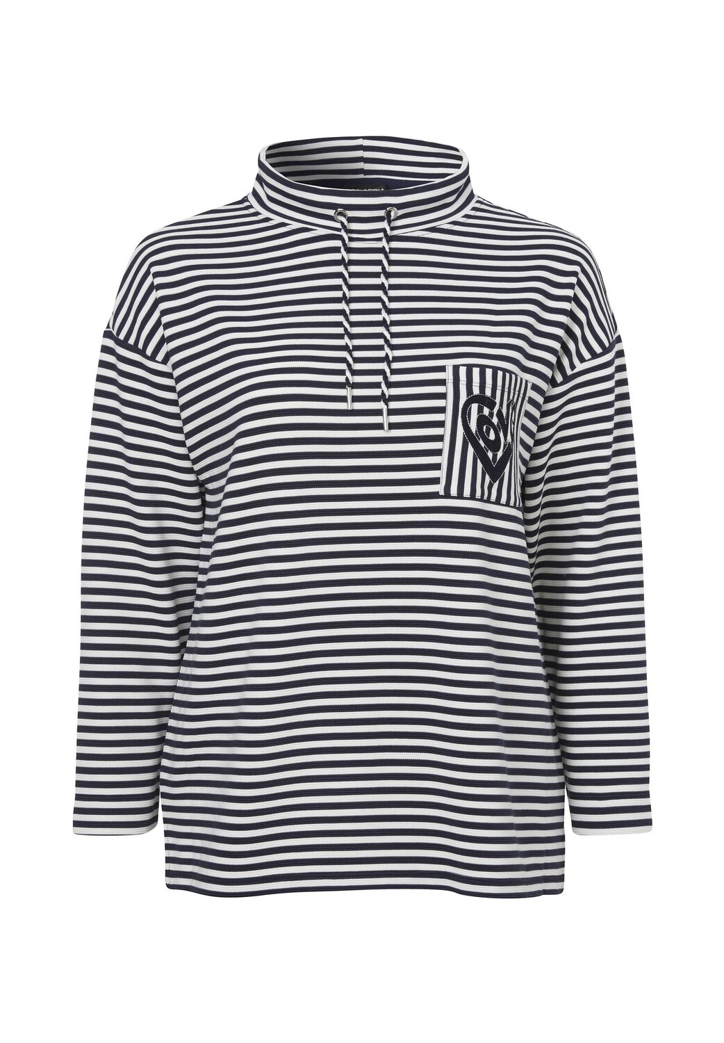 

Пуловер Спортивный свитшот со спущенными плечами Via Appia -Due-, цвет Indigo Ecru