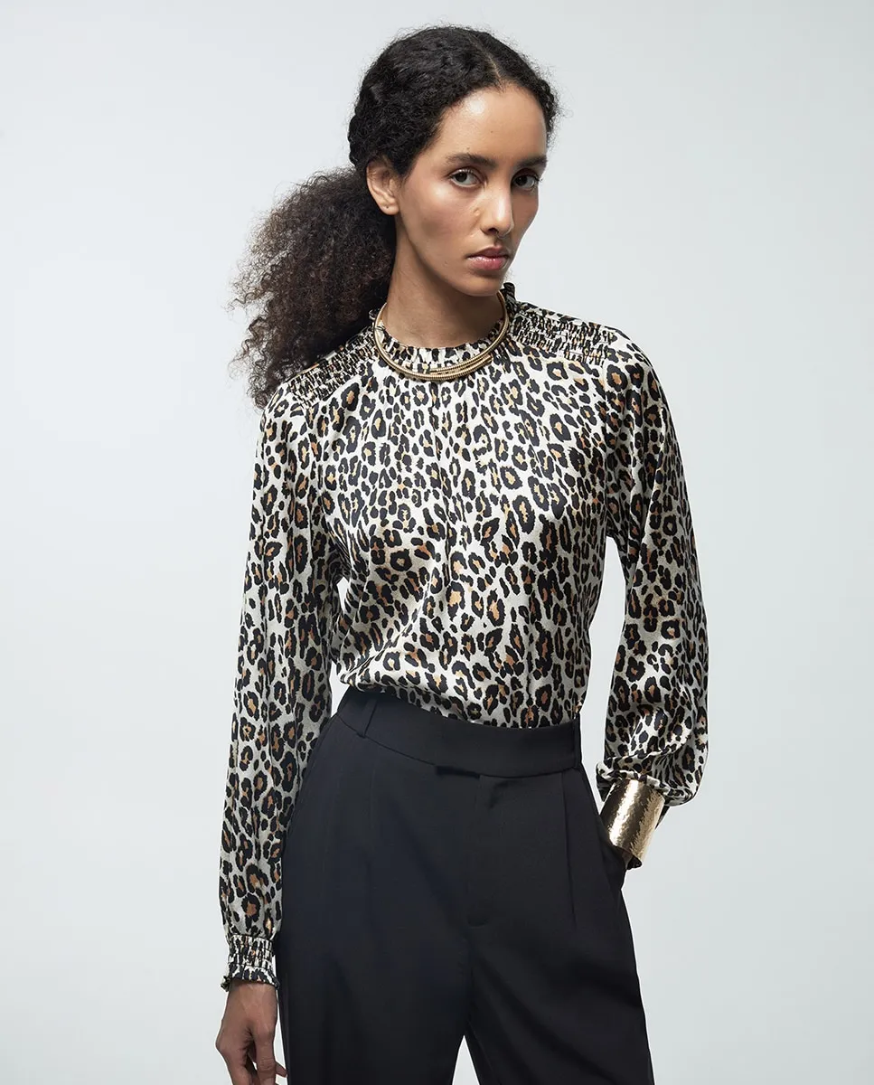 

Базовая блузка Sfera, коричневый