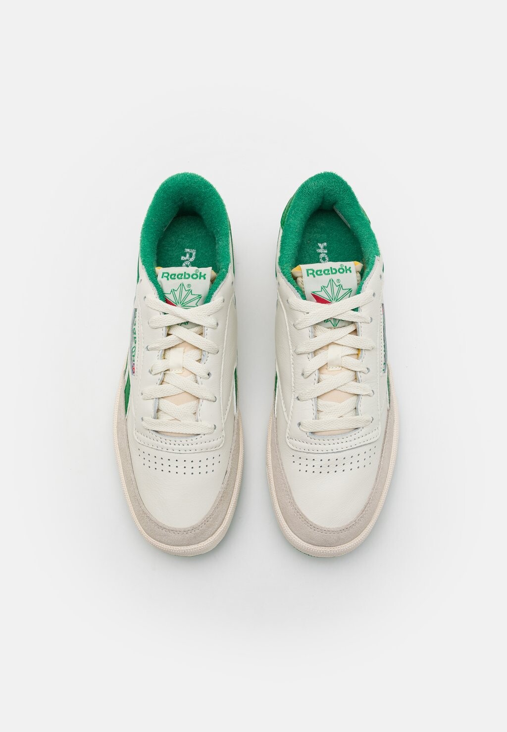 Кроссовки Reebok CLUB C REVENGE VINTAGE UNISEX, цвет chalk/white/green — фото 4