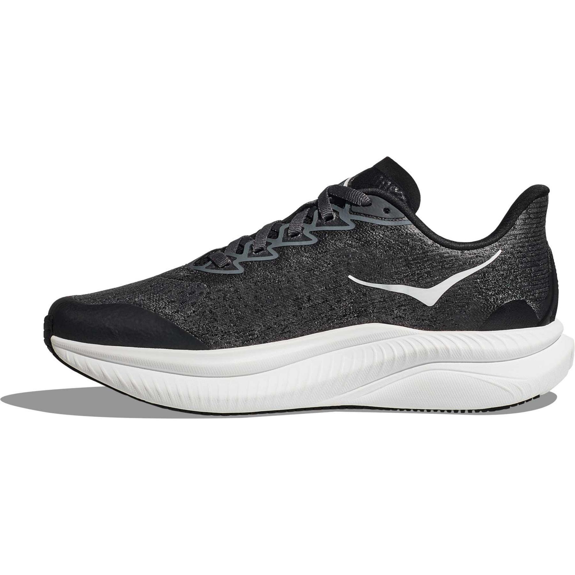 Детские кроссовки Mach 6 для бега HOKA, Black/White — фото 3