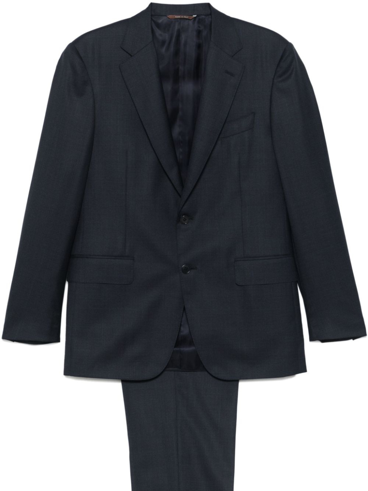 

Canali костюм в клетку, синий