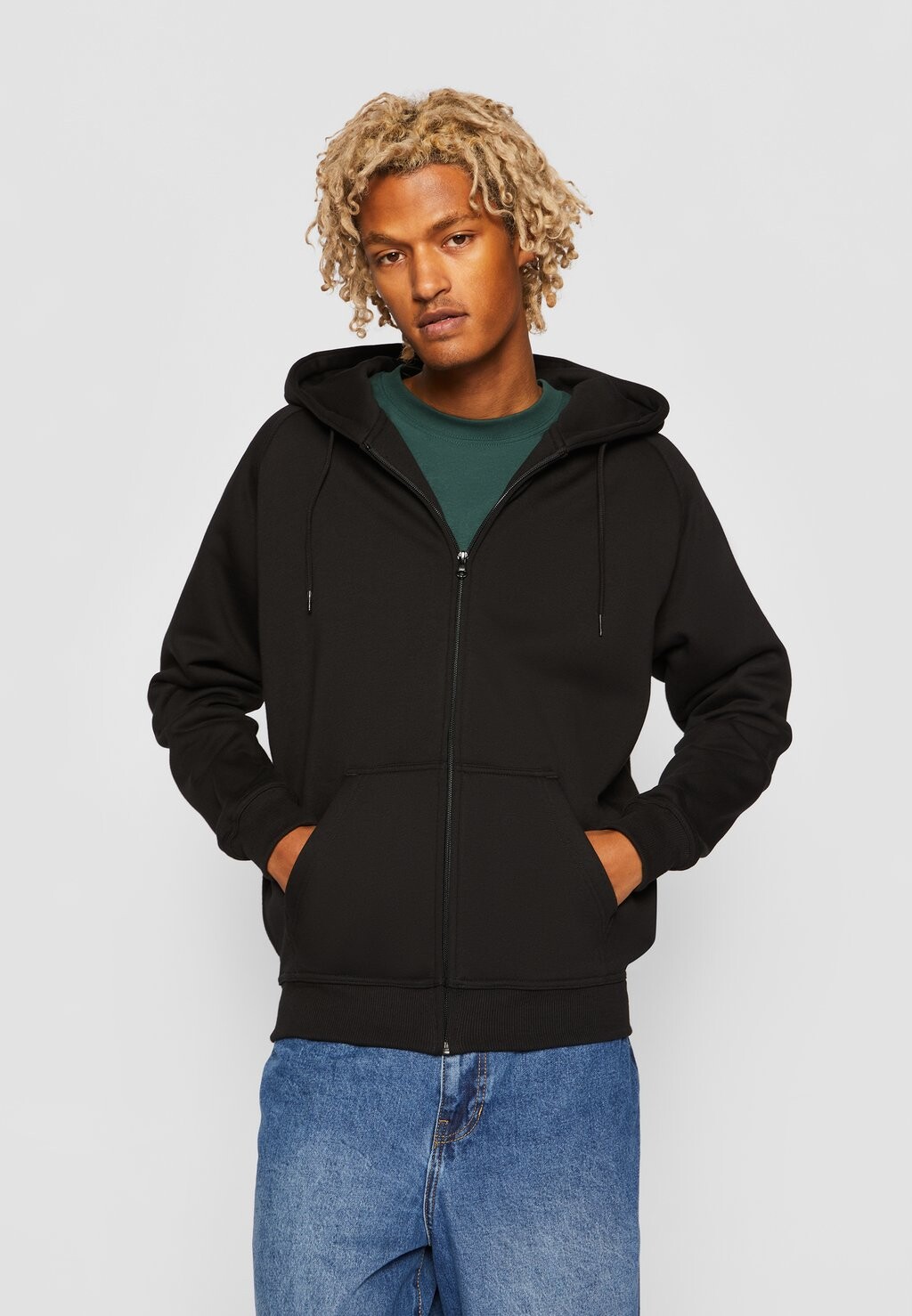 

Толстовка на молнии ZIP HOODY Urban Classics, черный