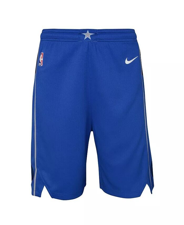 

Синие шорты Big Boys Dallas Mavericks Icon Edition в сетку Performance Swingman Nike, синий