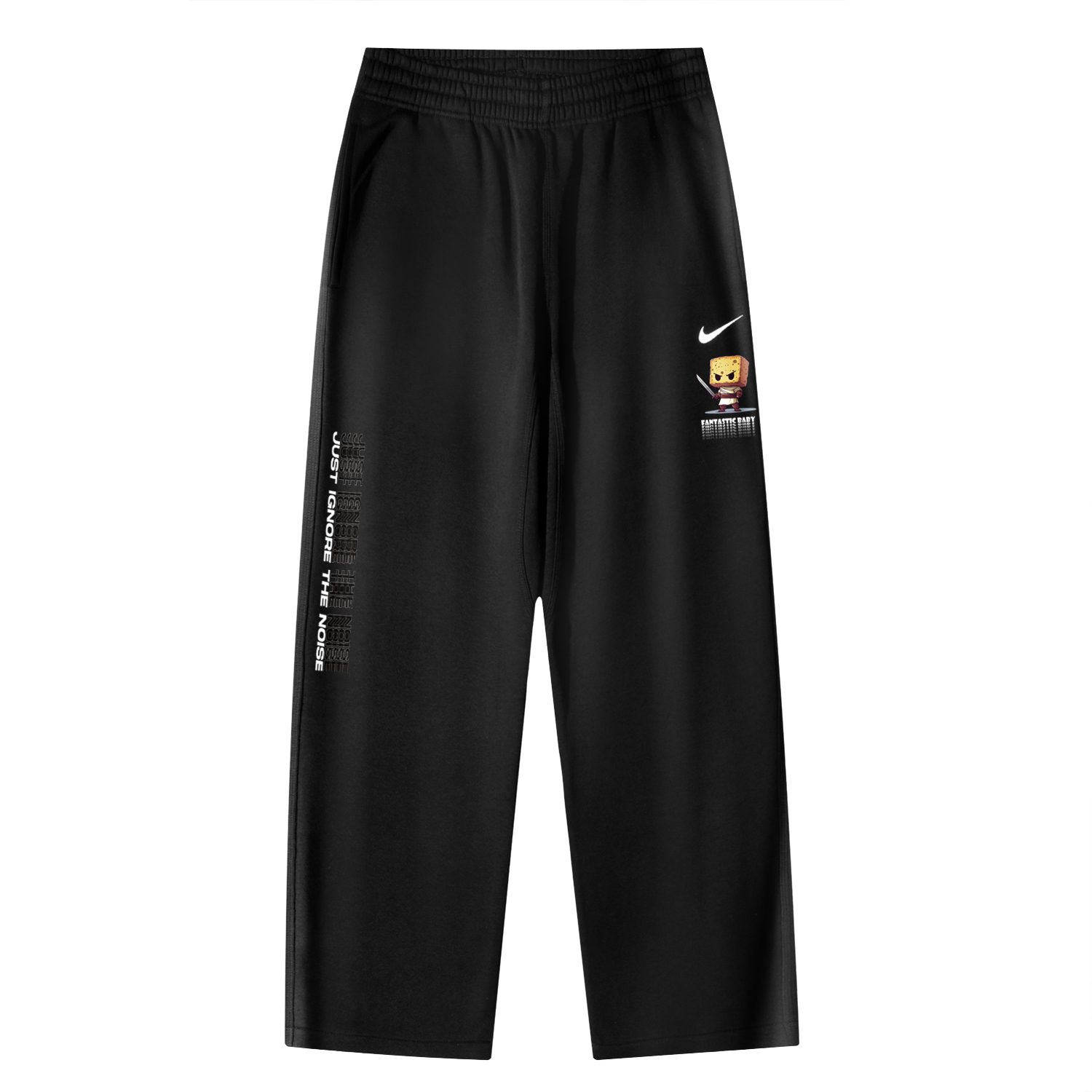 

Nike Клубные брюки AS OH Pant Swoosh NF вязаные спортивные штаны Unisex черные