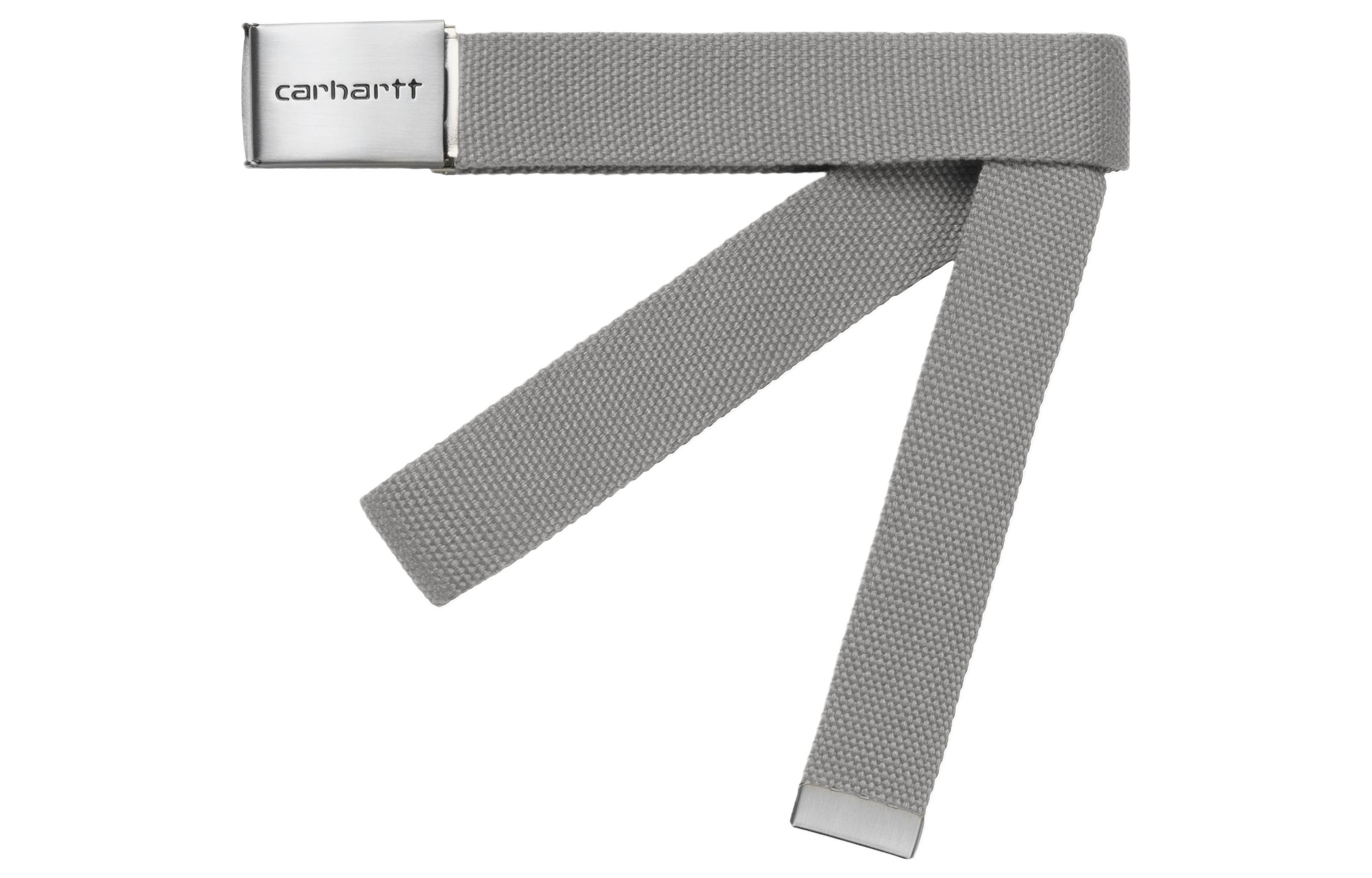 

Carhartt WIP Полиэстеровый ремень унисекс серый шириной 3,4 см, Gray