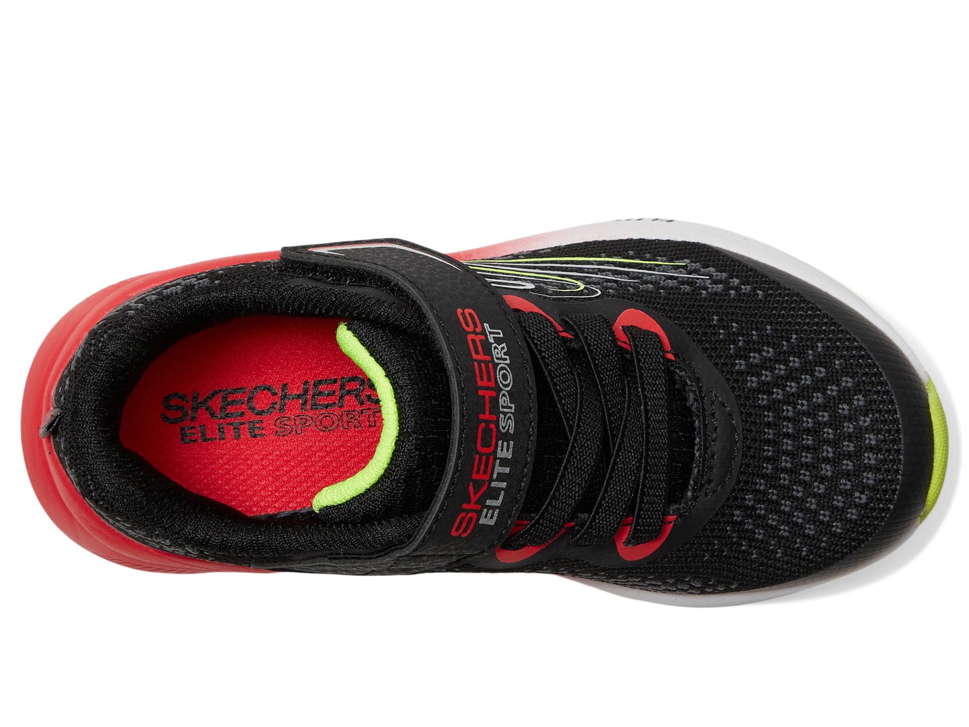Кроссовки SKECHERS KIDS Elite Sport Stride 403952L, цвет Black/Red — фото 2