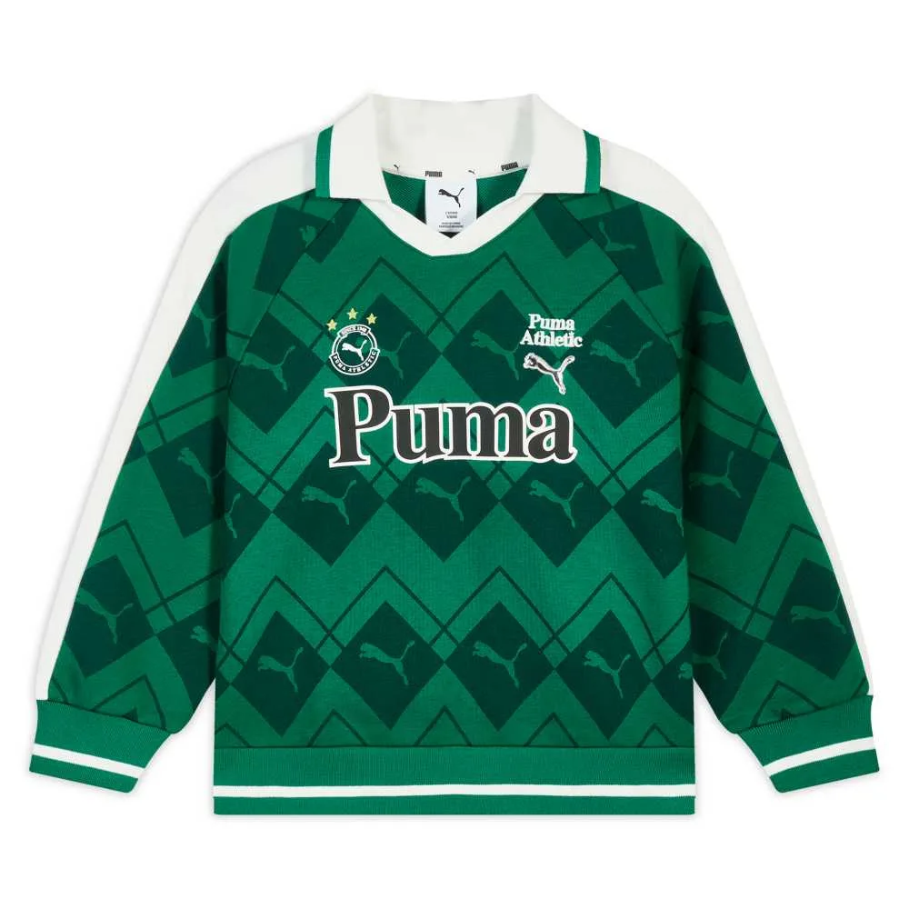 Свитшот Fall 2022 T7 Collection Kids' PUMA, зеленый