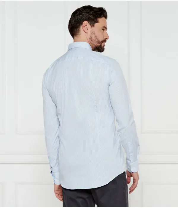 Футболка P-HANK-spread-C1-222 slim fit Boss, небесно-голубой — фото 3
