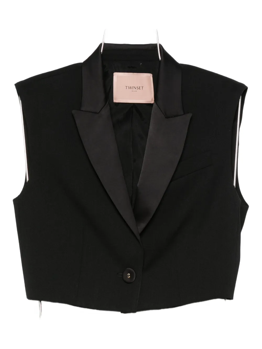 

Укороченный жилет TWINSET, черный