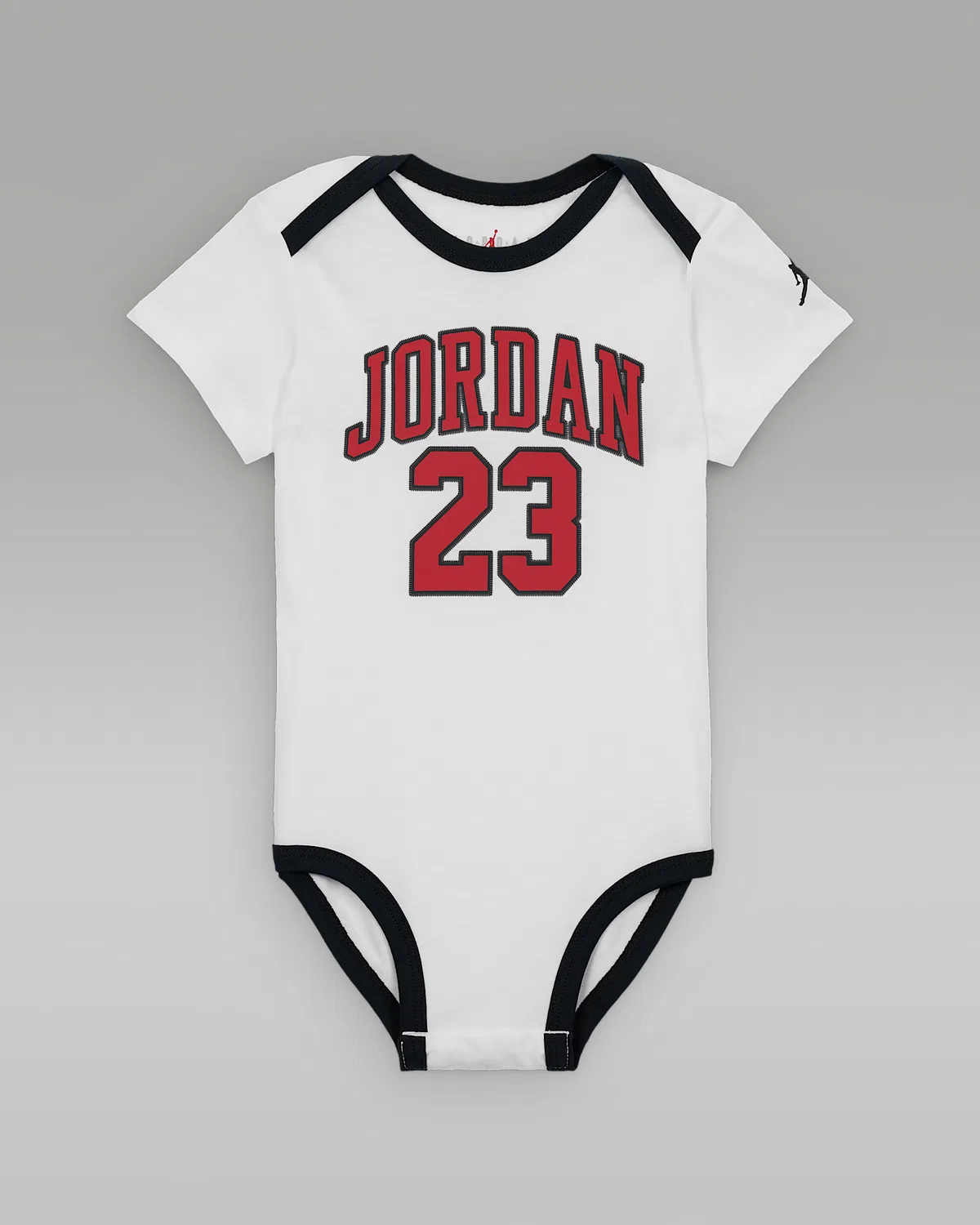 Боди-комплект Jordan (3 шт.) для малышей (6-9M) 23 Jersey, Black — фото 2