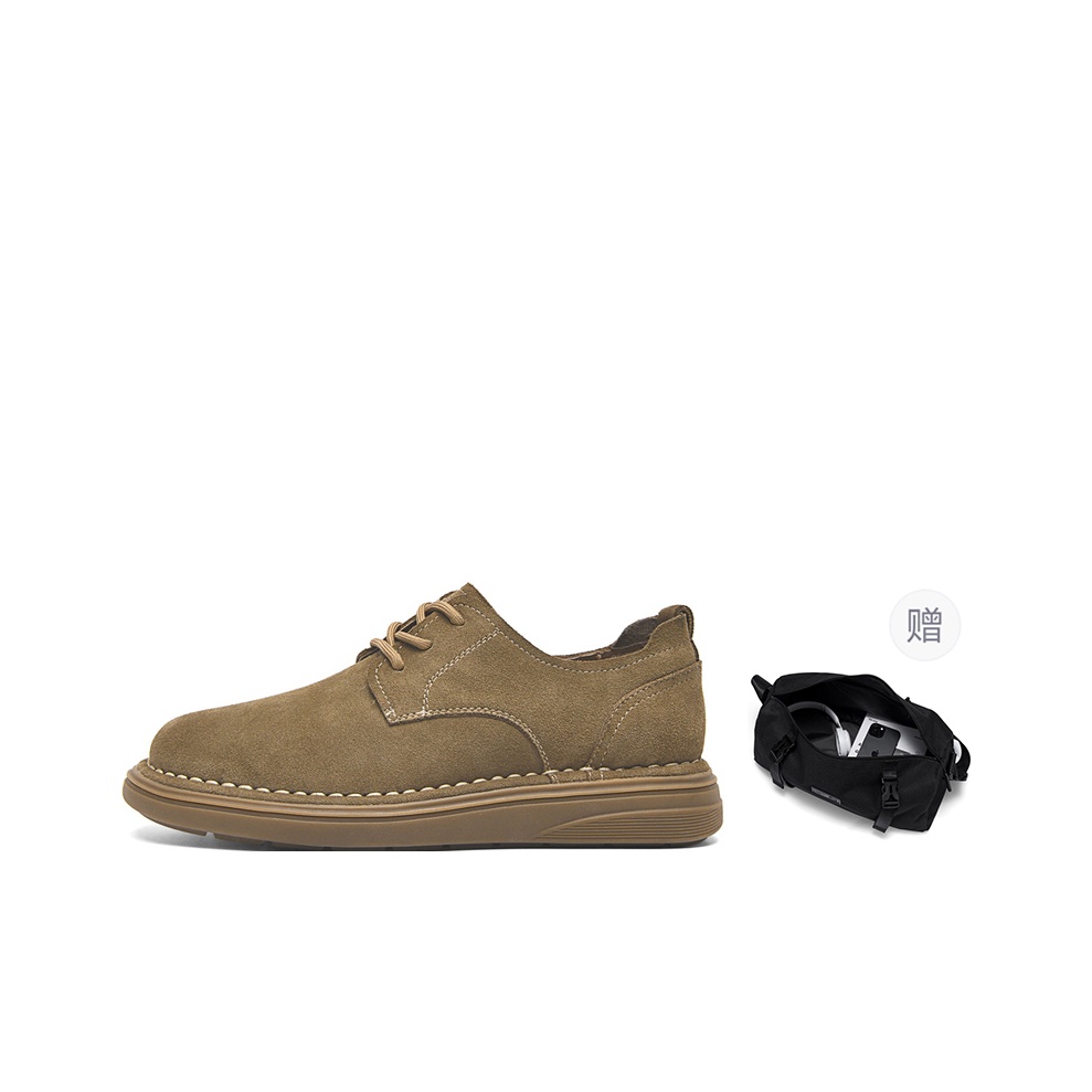 

Подарочный набор мужских повседневных туфель SEPTWOLVES, коричневый (comes with bag)