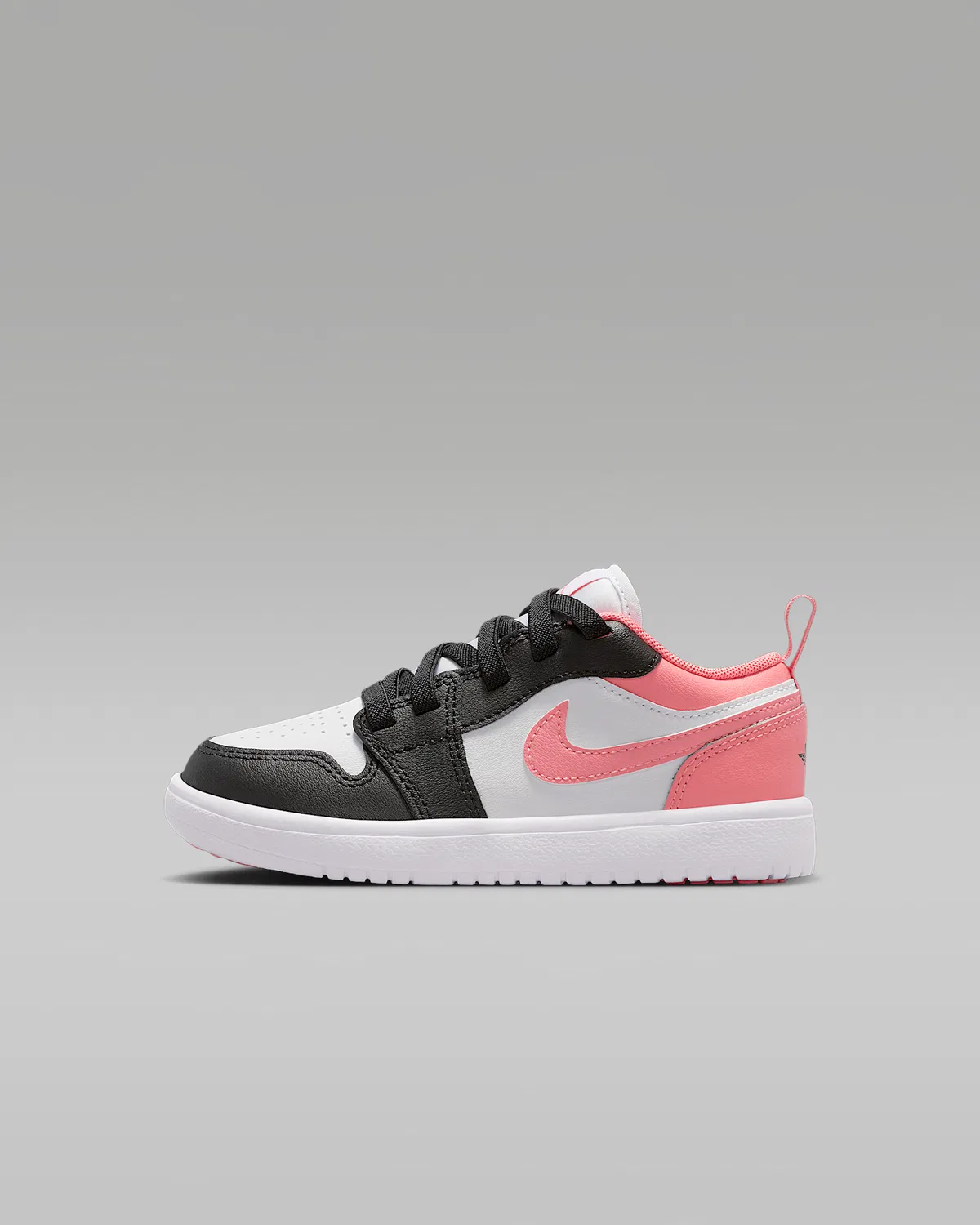 Детские кроссовки Jordan 1 Low Alt, Black/White/Pink Gaze