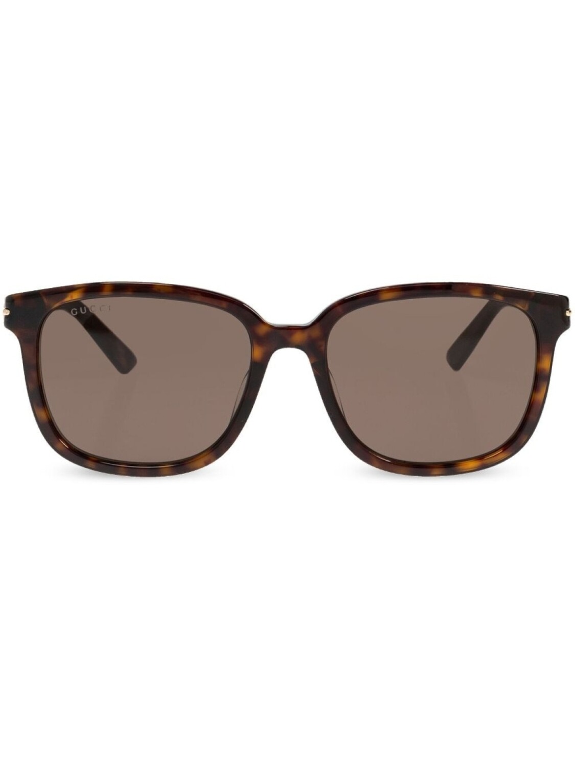 

Gucci Eyewear солнцезащитные очки с низкой переносицей, коричневый