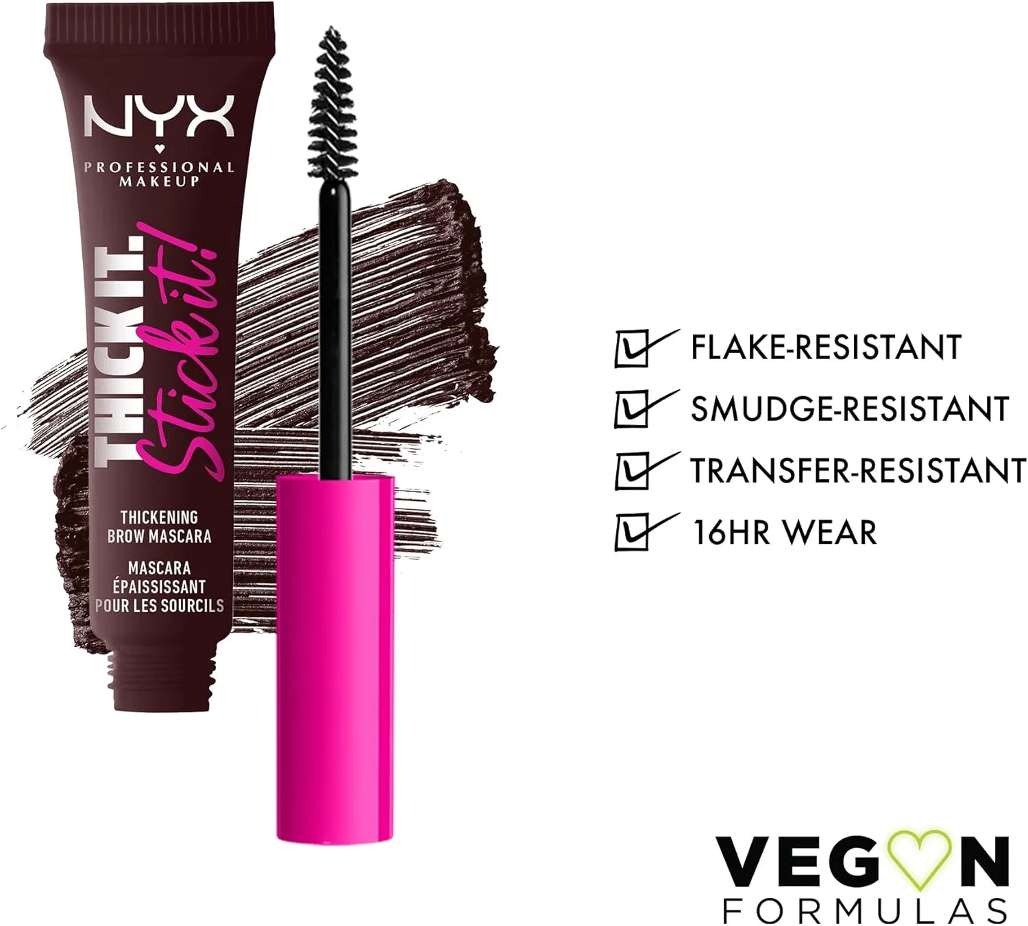 Гель для бровей NYX Professional Makeup It Stick It Espresso — фото 2