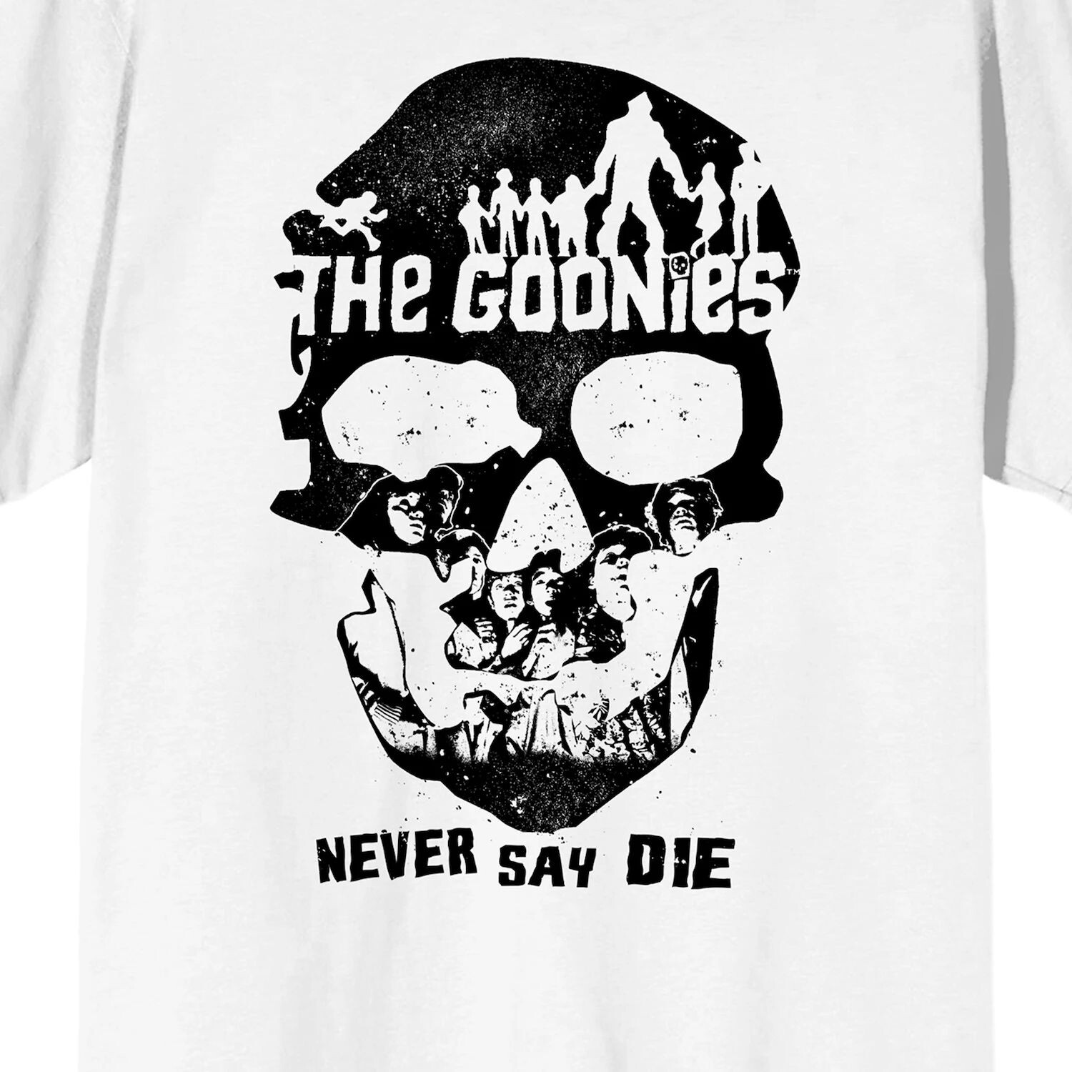 

Мужская футболка Goonies Skull Never Say Die Licensed Character