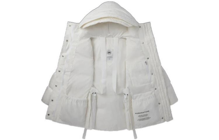 Canada Goose Экспедиционная пуховая куртка зимняя женская серо-бежевая, Greige — фото 4