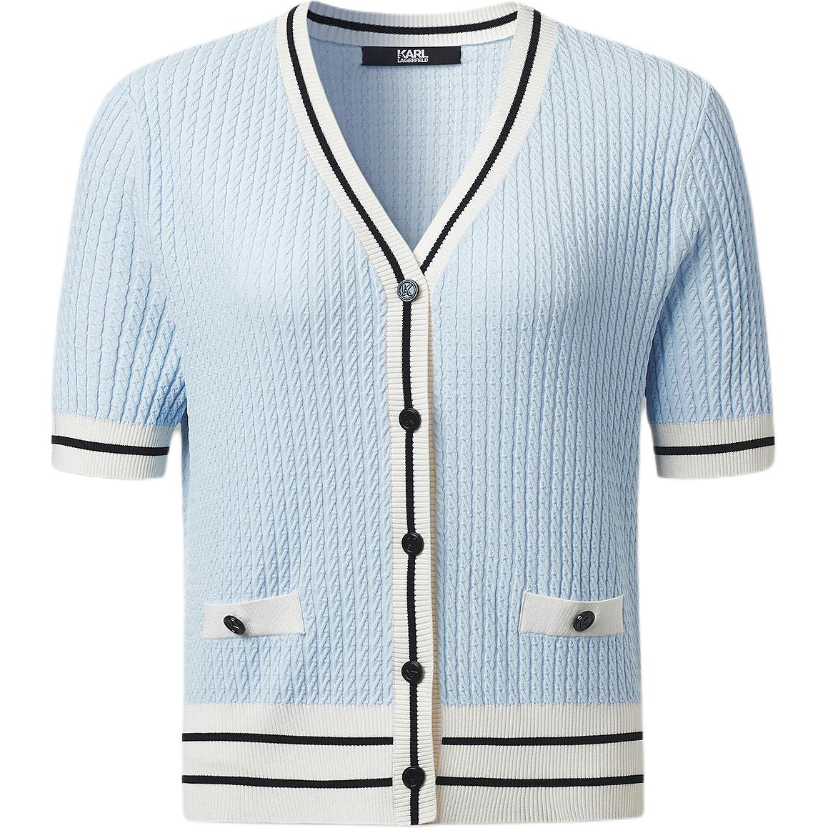 

Топ KARL LAGERFELD SS25 для женщин KARL LAGERFELD / Karl Lagerfeld Jeans, синий