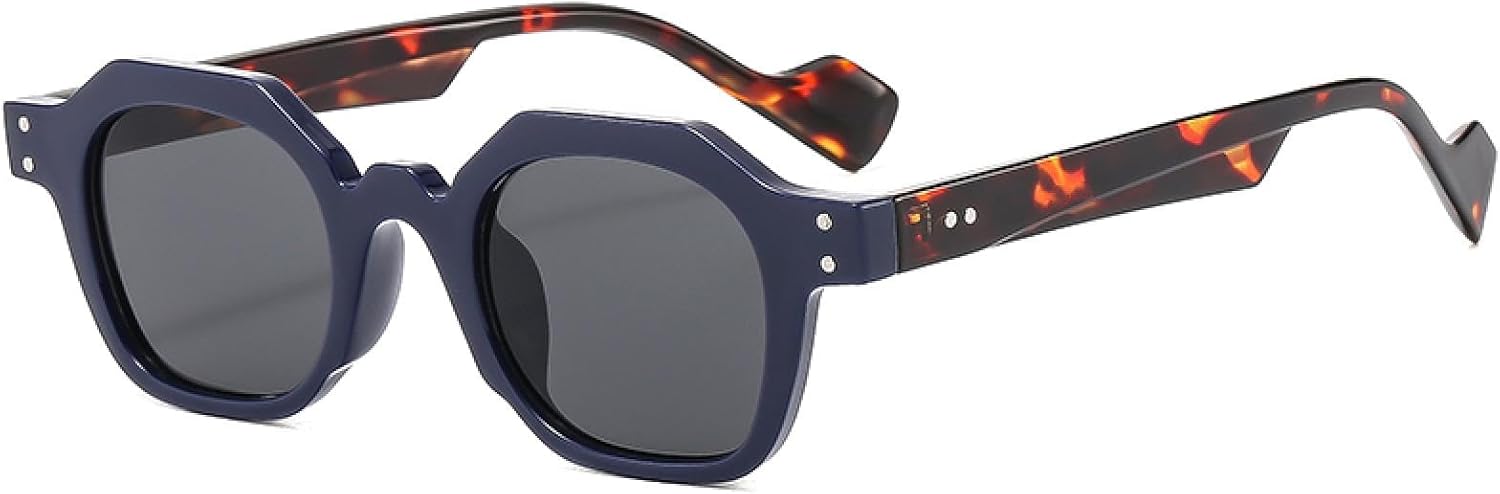 

Ретро-солнцезащитные очки маленького размера с многоугольным рисунком в виде рисовых зерен, защита от УФ-излучения UV400, унисекс, женские и мужские, модные солнцезащитные очки WNCKSQ, C3