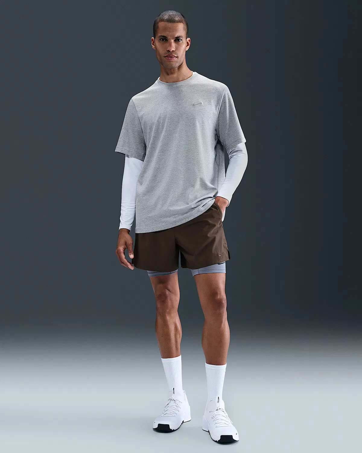 Мужские шорты Nike Unlimited Dri-FIT 5" без подкладки, Baroque Brown/Black/Baroque Brown